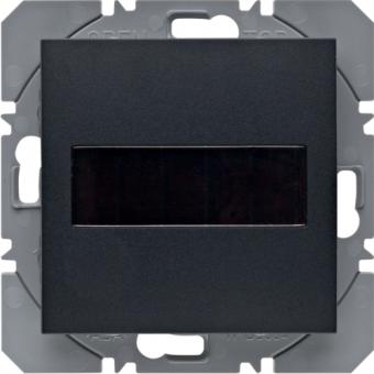 Berker S.1 - B.3 - B.7 Solar Funkwandsender 1fach flach anthrazit matt 